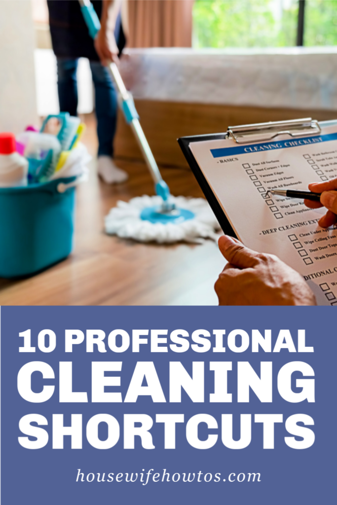 10 atajos de limpieza profesionales