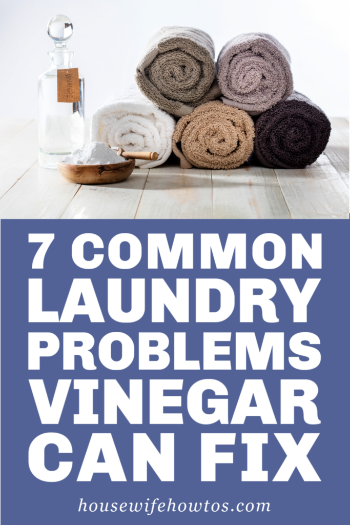 Use vinagre para solucionar estos problemas de lavandería