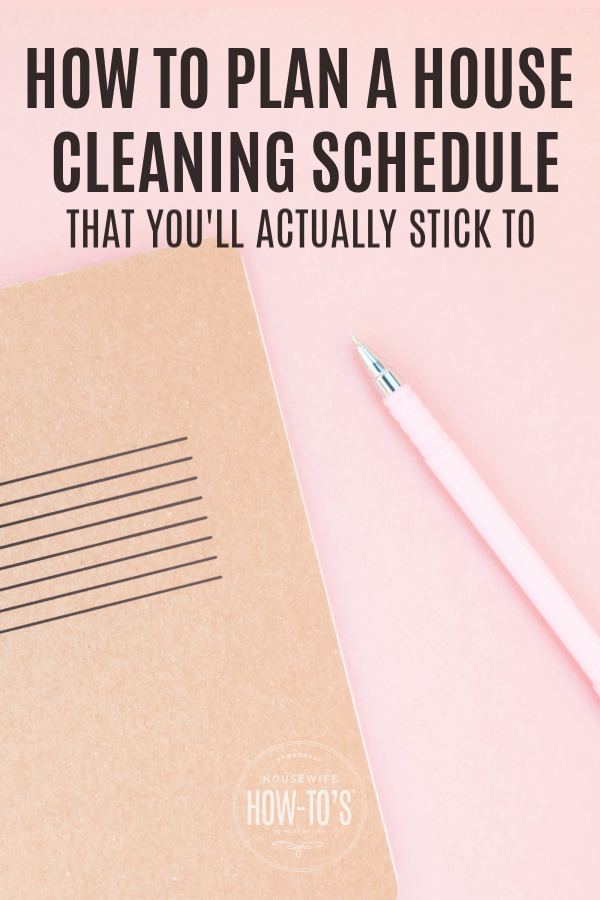 Cómo crear un horario de limpieza de la casa que pueda cumplir
