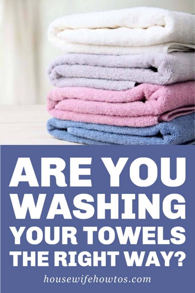 ¿Estás lavando tus toallas de la manera correcta?