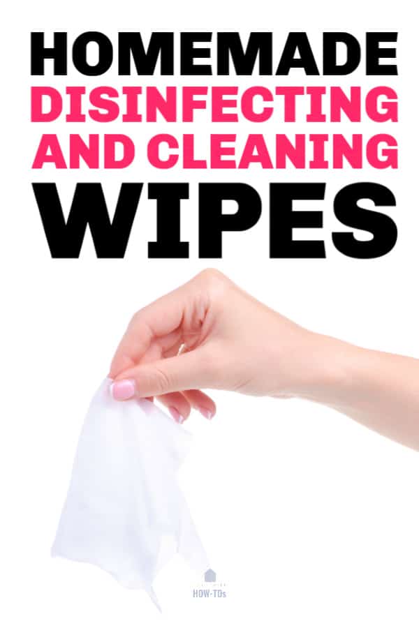 Cómo hacer toallitas desinfectantes y de limpieza