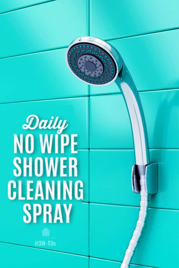 Spray de limpieza de ducha diario sin toallitas